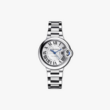 Cartier Ballon Bleu De Cartier Silver Dial Silver Steel Strap Watch for Women - WSBB0044