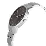 Calvin Klein City Black Dial Silver Steel Strap Watch for Men - K2G21161