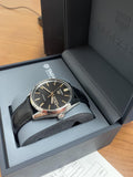 Tag Heuer Carrera Day Date Black Dial Black Leather Strap Watch for Men - WBN2013.FC6503