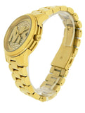 Michael Kors Runway Quartz Gold Dial Gold Steel Strap Watch For Women - MK5852