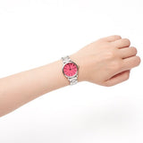 Marc Jacobs Roxy Fuchsia Dial Silver Steel Strap Watch for Women - MJ3528