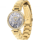 Coach Park Blue Dial Gold Steel Strap Watch for Women - 14503225