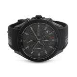 Hugo Boss Velocity Black Dial Black Rubber Strap Watch for Men - 1513720