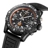 Breitling Endurance Pro Ironman Black Dial Black Rubber Strap Watch for Men - X823101B1B1S1