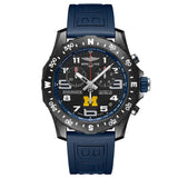 Breitling Endurance Pro University Black Dial Blue Rubber Strap Watch for Men - X823101C1B1S1