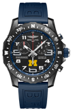 Breitling Endurance Pro University Black Dial Blue Rubber Strap Watch for Men - X823101C1B1S1