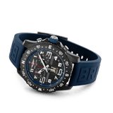 Breitling Endurance Pro United States Naval Academy Black Dial Blue Rubber Strap Watch for Men - X823103C1B1S1