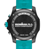 Breitling Endurance Pro Ironman 70.3 World Championship Grey Dial Turquoise Rubber Strap Watch for Men - X823105C1M1S1