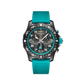 Breitling Endurance Pro Ironman 70.3 World Championship Grey Dial Turquoise Rubber Strap Watch for Men - X823105C1M1S1