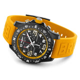 Breitling Endurance Pro Black Dial Yellow Rubber Strap Watch for Men - X82310A41B1S1