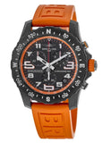 Breitling Endurance Pro Black Dial Orange Rubber Strap Watch for Men - X82310A51B1S1