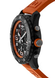 Breitling Endurance Pro Black Dial Orange Rubber Strap Watch for Men - X82310A51B1S1