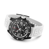 Breitling Endurance Pro Black Dial White Rubber Strap Watch for Men - X82310A71B1S1