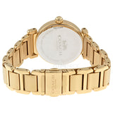 Coach Madison White Dial Gold Steel Strap Watch for Women - 14502397