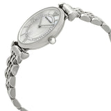 Emporio Armani Gianni T-Bar Mother of Pearl Dial Silver Stainless Steel Watch For Women - AR1908