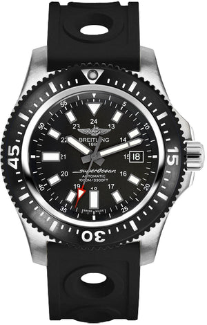 Breitling Superocean 44mm Special Volcano Black Dial Black Rubber Strap Watch for Men - Y1739310/BF45/227S/A20SS.1