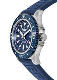 Breitling Superocean 44mm Diver Pro III Special Mariner Blue Dial Blue Rubber Strap Mens Watch - Y1739316/C959