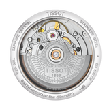 Tissot Chemin Des Tourelles Powermatic 80 Rubies Mother of Pearl Dial Silver Steel Strap Watch For Women - T099.207.11.113.00