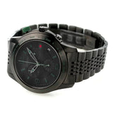 Gucci G Timeless Quartz Chronograph Black Dial Black Leather Strap Watch For Men - YA126244