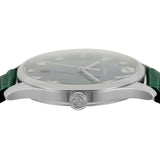 Gucci G-Timeless Mother of Pearl Green Dial Green Leather Strap Watch For Women - YA1264042