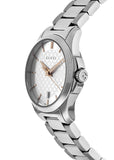 Gucci G Timeless Silver Dial Silver Steel Strap Watch For Women - YA126523