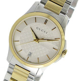 Gucci G Timeless Silver Dial Two Tone Steel Strap Watch For Women - YA126563