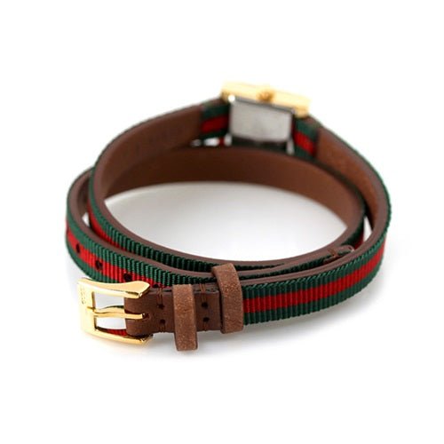 Gucci G-Frame Multicolored Red and Green Dial Watch For Women - YA128527