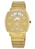 Gucci Grip Yellow Gold Dial Yellow Gold Steel Strap Unisex Watch -  YA157403