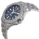 Breitling Colt Automatic 44mm Blue Dial Silver Steel Strap Mens Watch - A1738811/C906/173A