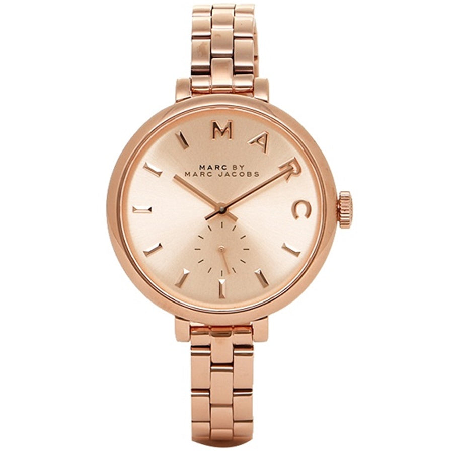 Marc Jacobs Sally Rose Gold Dial Rose Gold Steel Strap Watch for Women - MBM3364