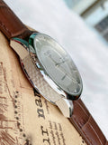 Tissot Luxury Powermatic 80 Silver Dial Brown Leather Strap Watch For Men - T086.407.16.031.00