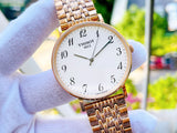 Tissot T Classic Everytime White Dial Rose Gold Mesh Bracelet Watch for Men - T109.610.33.032.00