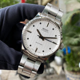 Mido Multifort Automatic Silver Dial Silver Steel Strap Watch For Men - M005.430.11.031.80