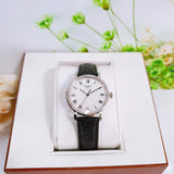 Tissot Everytime Small White Dial Black Leather Strap Watch For Women - T109.210.16.033.00