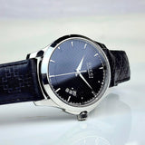 Gucci G Timeless Quartz Black Dial Black Leather Strap Watch for Men - YA126413