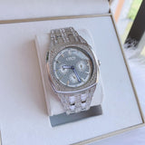 Bulova Crystal Collection Phantom Silver Dial Silver Steel Strap Watch for Men - 96C002