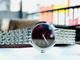 Movado watch with silver band