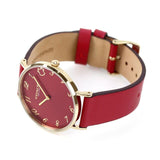 Coach Perry Red Dial Red Leather Strap Watch for Women - 14503722