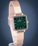 Daniel Wellington Quadro Studio DW00100520 women's watch with green dial