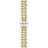 Tissot T Classic Bridgeport Automatic Mother of Pearl Dial Two Tone Steel Strap Watch for Women - T097.410.22.116.00