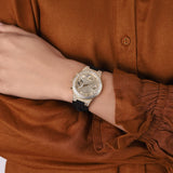 Guess GW0257L1 Moonlight quartz women's watch on wrist