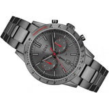 Hugo Boss Allure Chronograph Grey Dial Grey Steel Strap Watch for Men - 1513924