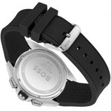 Hugo Boss Volane Grey Dial Black Silicone Strap Watch for Men - 1513953