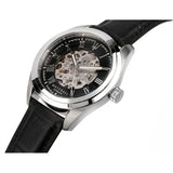 Maserati Traguardo Automatic Black Dial Black Leather Strap Watch For Men - R8871612001