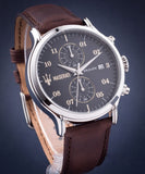 Maserati Epoca Chronograph Blue Dial Brown Leather Strap Watch For Men - R8871618001