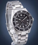 Seiko Prospex 1965 Modern Re Interpretation Automatic Black Dial Silver Steel Strap Watch For Men - SPB143J1