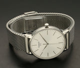 Tissot Everytime Gent Silver Dial Silver Mesh Bracelet Watch for Men - T143.410.11.011.00