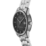 Tissot Luxury Powermatic 80 Black Dial Silver Steel Strap Watch for Men - T086.407.11.201.02