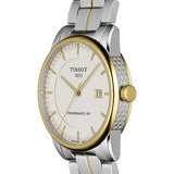 Tissot Luxury Powermatic 80 Gold Dial Silver Steel Strap Watch For Men - T086.407.22.261.00