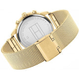 Tommy Hilfiger Blake Quartz Gold Dial Gold Mesh Bracelet Watch for Women - 1782302